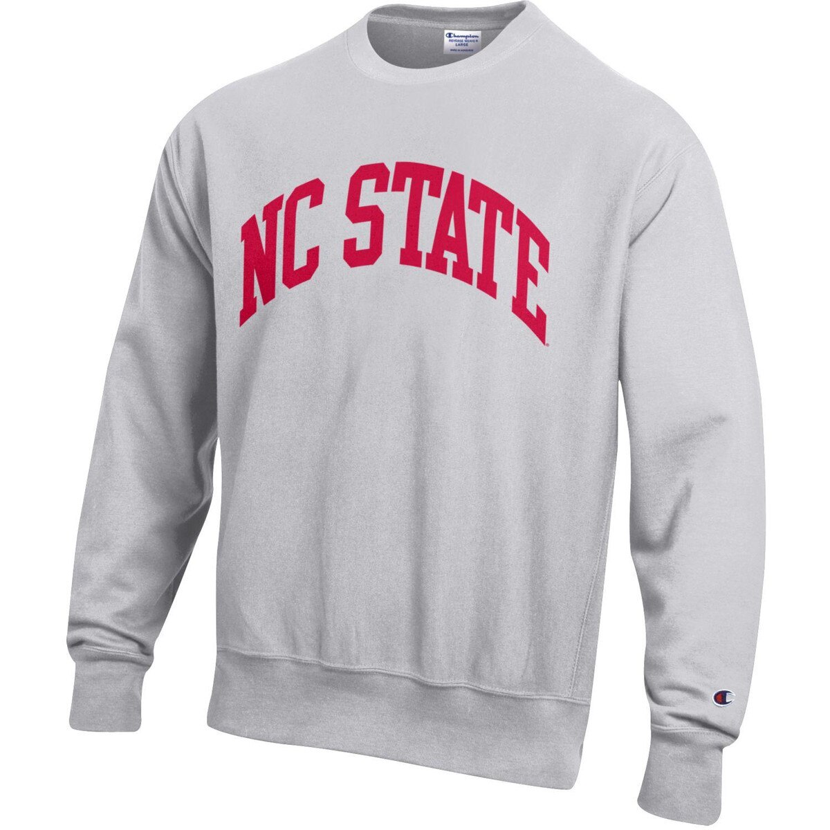 Silver Grey Reverse Weave Crewneck